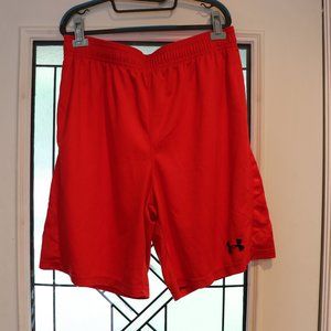 Under Armour Men's Red Basketball 2XL Shorts